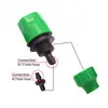 Conector de agua de plástico 4/7 jardín jardinería riego tubería de agua conexión tubo de cuero suave lana conexión rápida de agua