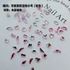 Rhinestones Irregulares de Fondo Plano para Uñas Colores Mixtos Corazones Estrellas Gotas de Agua Rhinestones Celebridad de Internet Decoraciones DIY para Uñas Pegatinas de Rhinestone