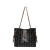 Nova Bolsa de Ombro da Moda Tendência para Mulheres, Bolsa de Mão Texturizada Casual Versátil com Bolsa Tote de Grande Capacidade