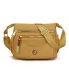 Bolso de hombro multicapa para mujer, gran capacidad, resistente al agua, adecuado para el trabajo y el ocio, elegante y con estilo, cabe un teléfono, bolso cruzado