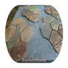 Los Materiales de Piedra Mixta de Mármol Vienen en Varios Tamaños de Superficie y Se Pueden Personalizar Según el Diseño, con Materiales Opcionales