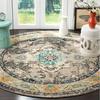 Alfombra redonda persa retro de estilo étnico para sala de estar, sofá, mesa de centro, silla de ordenador, decorativa, venta al por mayor
