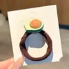 Elásticos de Cabelo Coloridos de Frutas para Crianças Que Não Danificam o Cabelo, Alta Elasticidade, Elásticos de Cabelo Duráveis, Anéis de Cabelo para Rabo de Cavalo Alto, Cordas de Cabelo para Meninas