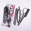 Kit modelador de cabelo novo pente puxa cabelo prendedor de cabelo combinação cabeça de bola flor suporte ferramenta loja de 2 reais suprimento