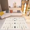 Alfombra de sala de estar estilo crema para el hogar, dormitorio Tianjin, sofá, mesa de centro, mesita de noche, alfombra de piso, luz de lujo, alto sentido 2023, nuevo