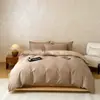 Macio, mastigável, moderno, simples, estilo de cor sólida, 100% algodão, 100% algodão, duas cores, conjunto de quatro peças, série, lavável, durável, dropshipping