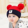 Gorro de bebé otoño e invierno recién nacido grueso cálido más terciopelo 3-6-12-24 meses bebés niños y niñas sombrero infantil