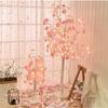 Fábrica Fuente Día de San Valentín Lámpara de Árbol de Abedul con Rosa LED Lámpara de Piso de Mesita de Noche Sala de Estar Celebrando en Internet Dormitorio