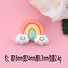 Oso de dibujos animados plato de flores galleta comida juego accesorios de resina zapatos con agujeros paquete de materiales accesorios para manualidades parche para pasador de pelo