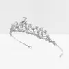Coroa de Noiva Europeia e Americana Premium Sense com Diamantes, Nova Faixa de Cabelo para Casamento, Coroa de Princesa com Strass para Vestido de Noiva