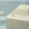 Original Po S999 Prata de Pé Estrela do Mar Rima Coreano Doce Estrela do Mar Aquamarus Colar terno Série Joias para Cabelo