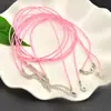 Joias de aço inoxidável corda de nylon colar pingente pingente pulseira corda acessórios pingente de moda pingente corda
