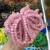 Pulsera de Bolas Redondas Ojo de Gato de 8 mm. Pulsera de Lujo Ligero y Sensación de Alta Gama. Pulsera apilable, artículo pequeño popular para transmisiones en vivo y puestos de mercado