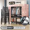 Guarda-roupa Dobrável de Tecido Sem Instalação para Uso Doméstico, Adequado para Quarto ou Apartamento Alugado, Guarda-roupa Simples com Construção Reforçada e Robusta
