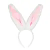Diadema de Orejas de Conejo Oversize Orejas de Peluche Accesorio para el Cabello Celebridad de Internet Diadema de Disfraz de Chica Conejo Adorable Accesorio para la Cabeza