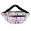 Nova Bolsa de Peito Fashion com Zíper Duplo, Bolsa de Cintura Colorida e Moderna para Celular Feminino, Bolsa Transversal Multiuso Repelente à Água para Passeios