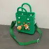 Bolsa Portátil de Eva para Praia com Furos DIY 2024 Nova Venda Quente de E-commerce Transfronteiriço Bolsa Quadrada Pequena Impermeável para Armazenamento