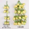 Brochetas Simuladas de Frutas y Verduras, Adornos Colgantes de Decoración Rústica, Brochetas de Frutas Falsas, Modelos de Ajo, Maíz, Pimiento