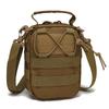 Ventilador militar ao ar livre Camuflagem Montanhismo leve ombro Crossbody Bag saco de armazenamento digital impermeável saco de ombro