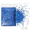Brillantina de uñas, purpurina ultrafina, purpurina, lentejuelas brillantes, 1 mm, traje azul, esmalte de uñas, pegamento, joyería, transfronterizo