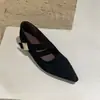Sapatos Mary Jane Apontados com Estampa de Leopardo e Elevação Interna para Mulheres, Estilo Outono 2026 para Noite, Salto Anabela, Sapatos Birkenstock para o Dia a Dia