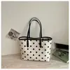Nova Bolsa Tote de Bolinhas 2026 para Mulheres, Bolsa de Ombro Grande Capacidade para o Dia a Dia, de Aparência Sofisticada, Estilosa e Fashion para o Trabalho