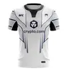 2026 Nova Tendência Transfronteiriça Europeia e Americana UFC Boxe Impressão 3D Slim Fit Confortável Respirável Camiseta Esportiva de Manga Curta Atacado