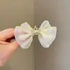 Pinza para el pelo linda dulce coreana para niños, diadema de lazo estéreo, clip decorativo para flequillo de actuación en escenario, clip lateral