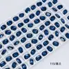 Dongzhou Crystal 6*8 Tachuelas Pequeñas Redondas para Uñas, Forma Oblonga con Esquinas Redondeadas, Base Puntiaguda, Strass de Vidrio K9 Super Brillante, Accesorios para Joyería DIY
