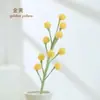 Fruta de Nieve de Hilo Tejida a Mano Flores Artificiales Decoración de Escritorio Regalo Navideño Ramo Arte Floral Flores Artificiales