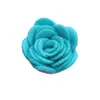 Flor de Tecido Não Tecido Artesanal de 3,5CM Camélia Acessórios de Cabelo Material para Roupas Flor de Fita Acessórios de Penteado DIY