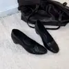 Versión de piel de oveja~Estilo vintage, cuero genuino, zapatos planos simples para el trabajo y para ir a la oficina para mujer, sin cordones, con aumento de altura interior, suela blanda, versátiles