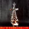 Suministro directo de fábrica árbol de Navidad giratorio lámpara de viento giratoria automática estilo en forma de corazón principio de energía calorífica candelabro hueco al por mayor