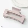 Pinza para el Cabello de Silicona con Acabado de Alta Gama, Pinza para el Cabello Tiburón Cuadrada de Color Sólido para la Parte Trasera de la Cabeza, Accesorio Simple de Goma Antideslizante para Media Coleta