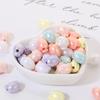Cuentas de macarrón acrílicas perladas de color real, accesorios de joyería para hacer tú mismo, pulsera de calabaza con forma de estrella y collar de cuentas.