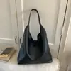 Bolsa de Ombro Texturizada Cor Sólida Novo Estilo, Bolsa Tote Casual Retro Fashion, Bolsa Tote Feminina Grande Capacidade Tendência 2026