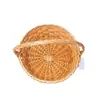 Cesta de Picnic de Ratán Estilo Nórdico Pastoral Plegable para Frutas Huevos Regalo Cesta de Picnic para Salidas