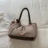 Bolsa de mano Shuai Mijia estilo coreano retro artístico estilo universitario para mujer, nueva moda 2026 bolso de hombro de gran capacidad
