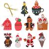 Amazon Venda Quente Homem de Gengibre Decoração de Natal Presente Decoração Festa de Natal Pingente Pendurado Árvore de Natal