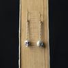 Aretes de calavera de plata esterlina S925 estilo punk oscuro nuevos aretes personalizados joyería nicho venta al por mayor caliente