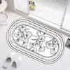 Alfombra de Cachemira Sintética, Felpudo, Alfombrilla de Mesita de Noche, Felpudo Absorbente para Entrada de Baño, Felpudo para Entrada, Alfombra Pequeña, Hecho a Medida