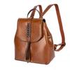 Mochila de Couro Genuíno para Mulheres 2026 Novo Modelo Grande Capacidade Couro de Vaca Couro Macio Mochila para Mulheres Tendência Luxo Leve Versátil