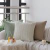 Almohada Verde Vintage Sala de Estar Sofá Funda de Almohada de Chenilla Cojín Almohada Dormitorio Sala Modelo Cojín Decorativo