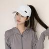 Gorra de béisbol de cola de caballo alta para mujer, sombrilla de verano, protector solar, gorra con parte superior hueca, sombrero para el sol anti-ultravioleta, Corea ins