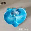 Cabeça de Orquídea Phalaenopsis Filme Impresso em 3D Flor Artificial Grande Acessórios de Flor Para Penteado Grampo de Cabelo DIY Feito à Mão Casamento