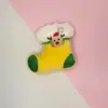 Serie Navideña Creativa Muñeco Relleno de Algodón Llavero Colgante Accesorios de Joyería Accesorios para Ropa Bolsas Accesorios Decorativos