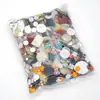 ¡En stock! Botones Redondos Mixtos de Resina de Colores al por Mayor Botones Hechos a Mano para DIY Paquete de Materiales de Flores