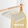 Percha sin costuras para uso doméstico, protege la ropa, antideslizante, previene marcas en los hombros, adecuada para uso en dormitorios, tendedero para estudiantes, soporte para armario