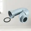 Tubo de desagüe para fregadero de cocina con codo en forma de U antiolores, interfaz de 45 mm, a prueba de insectos, anti-desbordamiento, resistente a altas temperaturas y no deformable