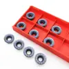 Insertos de Fresado CNC Auténticos de Taiwán Rpmt1204 Moe para Acero y Acero Inoxidable, Insertos de Fresado R6 Duraderos
